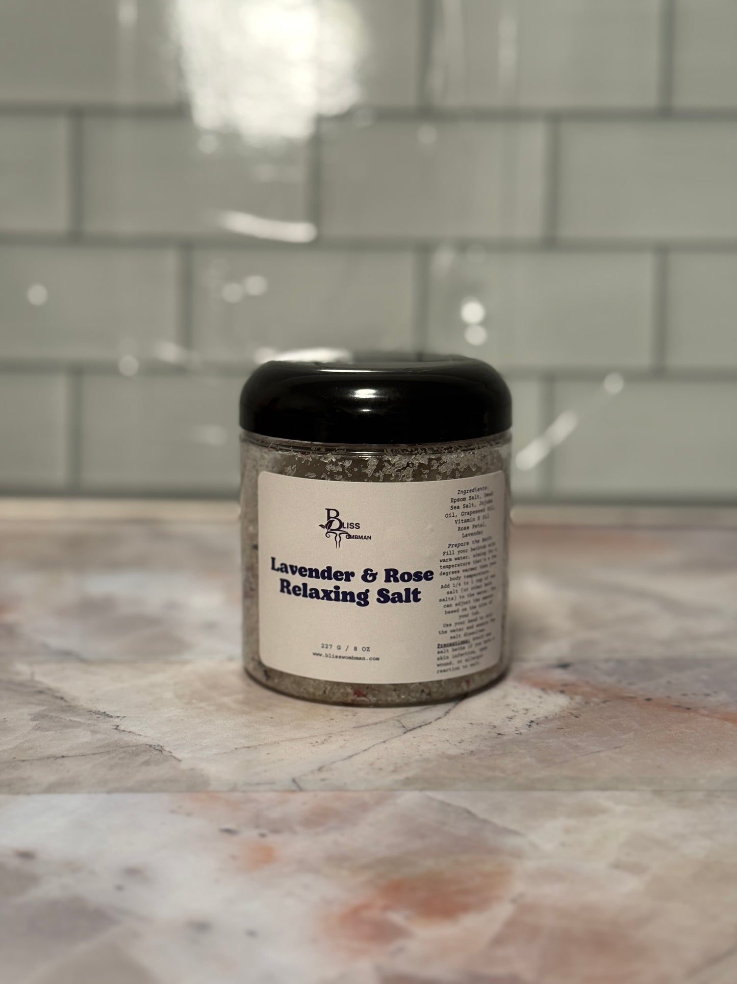 Lavender & Rose Relaxing Salt